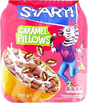 Фото Start сухой завтрак Caramel pillows 500 г