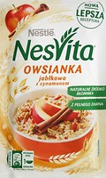 Фото Nestle Nesvita каша овсяная с молоком и кусочками яблока 45 г
