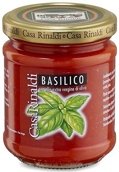 Фото Casa Rinaldi соус томатный с базиликом 190 г