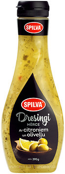Фото Spilva соус-дрессинг салатный с лимоном и оливковым маслом 390 г