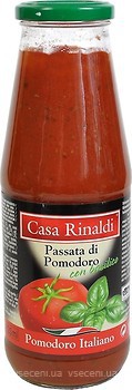 Фото Casa Rinaldi томатное пюре с базиликом 690 г