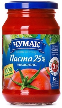 Фото Чумак паста томатна 25% 350 г