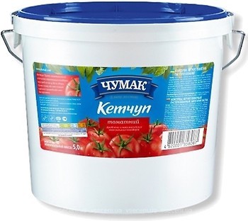 Фото Чумак кетчуп томатний 5 кг