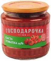 Фото Господарочка томатна паста 25% 450 г