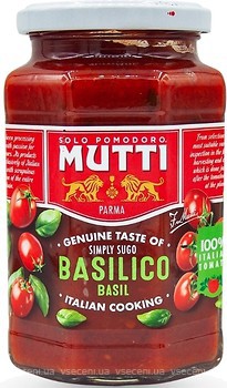 Фото Mutti соус томатный с базиликом 400 г