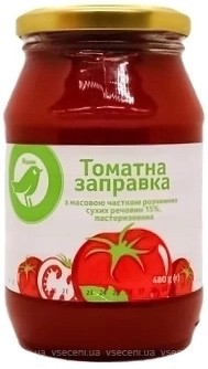 Фото Ашан заправка томатна 480 г