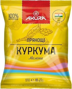 Фото Akura куркума мелена 10 г