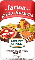 Фото Molino Grassi мука Pizza e Focaccia Tipo 00 из мягких сортов пшеницы 1 кг