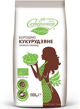 Фото Сквирянка мука органическая кукурузная тонкого помола 1 кг