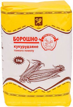 Фото Сто Пудов мука кукурузная тонкого помола 1 кг