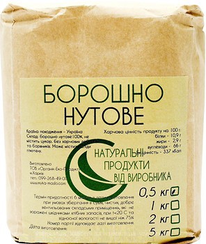 Фото Органик Эко Продукт мука нутовая 500 г