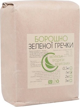 Фото Органик Эко Продукт мука гречки зеленой 1 кг
