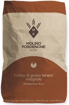 Фото Molino di Pordenone мука Integrale пшеничная цельнозерновая 25 кг