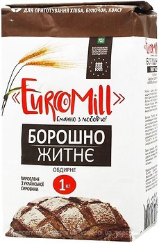 Фото EuroMill мука ржаная обдирная 1 кг