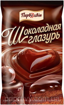 Фото Первоцвіт глазурь со вкусом шоколада 100 г