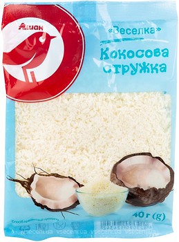 Фото Ашан кокосовая стружка 40 г