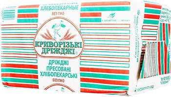 Фото Криворізькі Дріжджі дрожжи прессованные 1 кг