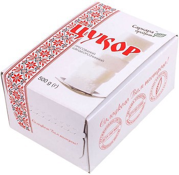 Фото Саркара сахар белый прессованный быстрорастворимый в форме кубика 500 г