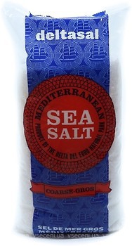 Фото Deltasal соль морская Гурме крупный помол 1 кг