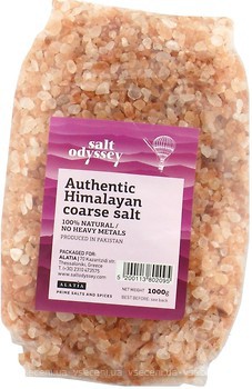 Фото Salt Odyssey сіль гімалайська великого помелу 1 кг
