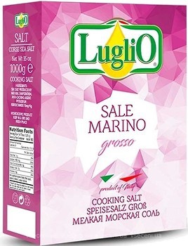 Фото Luglio соль морская крупная Sale Marino Grosso 1 кг