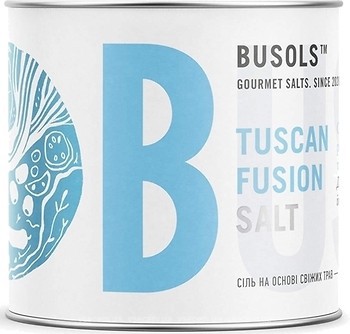 Фото Busols сіль морська із базиліком, розмарином та чабрецем Tuscan Fusion Salt 80 г