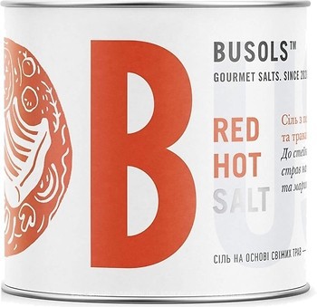 Фото Busols сіль морська з перцем чилі та травами Red Hot Salt 200 г