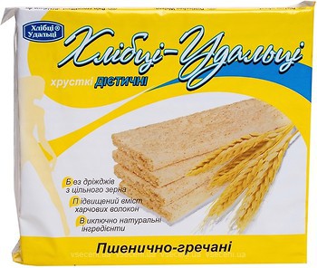Фото Хлібці Удальці хлібці пшенично-гречані 100 г