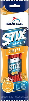 Фото Biovela Stix Kabanossi Cheese 100 г