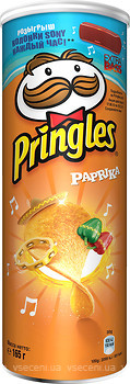 Фото Pringles чипсы Paprika со вкусом паприки 165 г