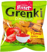 Фото Flint сухарики Grenki со вкусом томата spicy 70 г