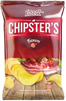 Фото Flint чипсы Chipster's со вкусом бекона 70 г