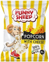 Фото Funny Sheep Попкорн соленый с сыром 90 г