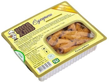 Фото RIGA сухарики Чипсы Кумовские со вкусом чеснока 80 г