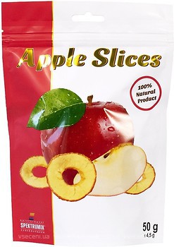 Фото Spektrumix яблочные чипсы Apple Slices Красное яблоко 50 г