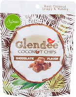 Фото Glendee кокосовые чипсы Chocolate со вкусом шоколада 40 г