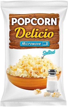 Фото Delicio попкорн Microwave соленый 80 г