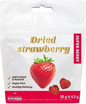 Фото Spektrumix клубника Dried strawberry сушеная 50 г