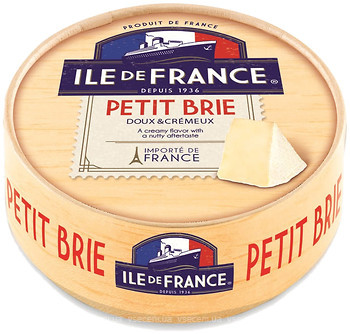Фото Ile De France Petit Brie фасованный 125 г