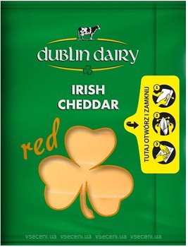 Фото Dublin Dairy Irish Cheddar Red нарезка 150 г