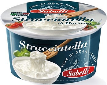 Фото Sabelli Stracciatella di Burrata фасованный 140 г