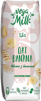 Фото Vega Milk овсяное с бананом 1.5% 250 мл