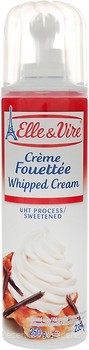 Фото Elle&Vire сливки питьевые Creme Fouette 27% 250 г