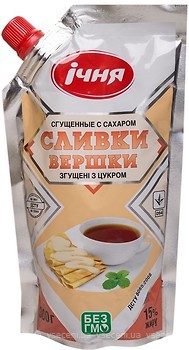 Фото Ічня сливки сгущенные с сахаром 15% д/п 300 г