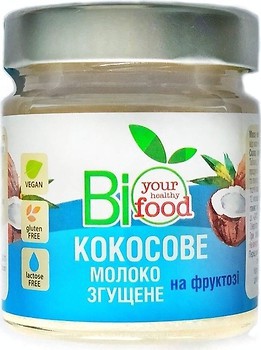 Фото Bifood кокосовое молоко сгущенное на фруктозе 13.8% с/б 240 г