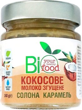 Фото Bifood кокосовое молоко сгущенное Соленая карамель 13.8% с/б 240 г