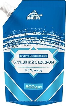 Фото Розумний Вибір продукт молокосодержащий сгущеный с сахаром 8.5% д/п 300 г