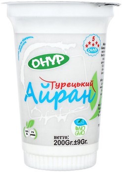 Фото Onur айран Турецкий 1.8% 200 г