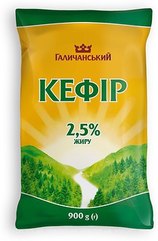 Фото Галичанський кефир 2.5% 900 г