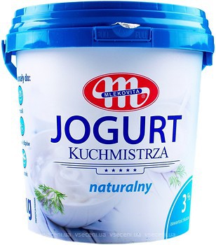 Фото Mlekovita йогурт густой Kuchmistrza 3% 1 кг